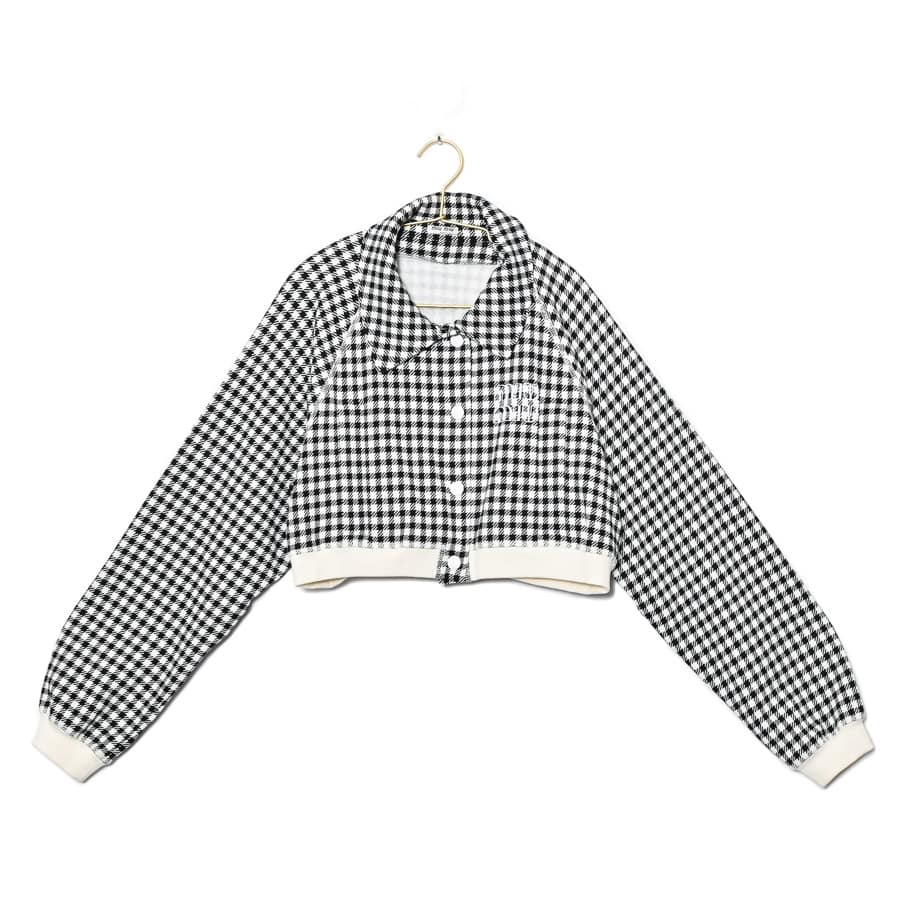 ジャケット ブラック/ホワイト メーカーサイズM/身幅54x着丈41x裄丈88cm(実寸)