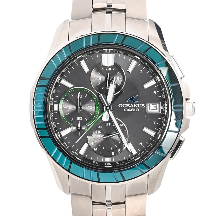 オシアナス マンタ 20周年記念限定 ブラック ケース:約42mm(実寸)/ブレスサイズ:約19.5cm