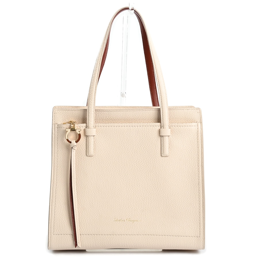 トートバッグ アイボリー 約W30xH27xD14cm(実寸)