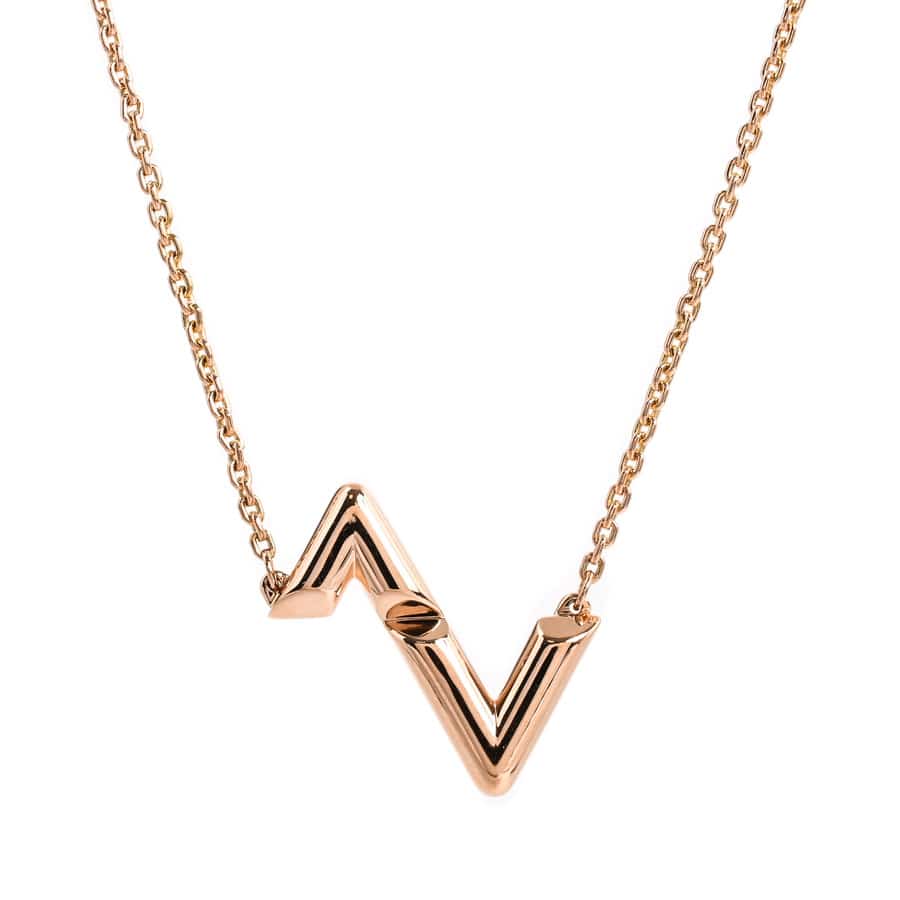 LV ヴォルトアップサイドダウン チェーン長さ(留め具含):約42/45cm チャーム:約W16xH10mm