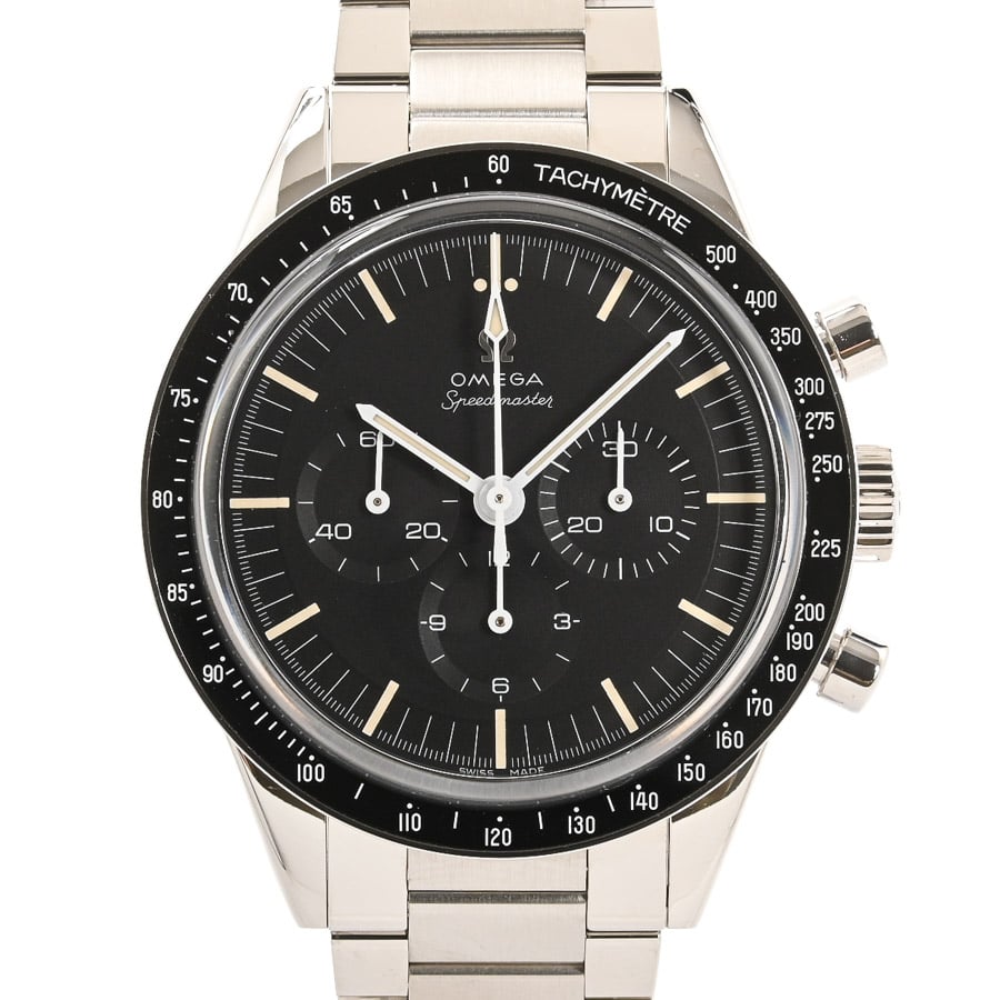 スピードマスター ムーンウォッチ キャリバー321 クロノグラフ ブラック ケース:約40mm(実寸)/ブレスサイズ:約20cm