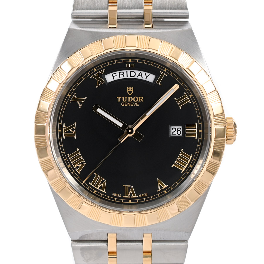 ロイヤル 41mm ブラックローマン ケース:約41mm(実寸)/ブレスサイズ:約19cm