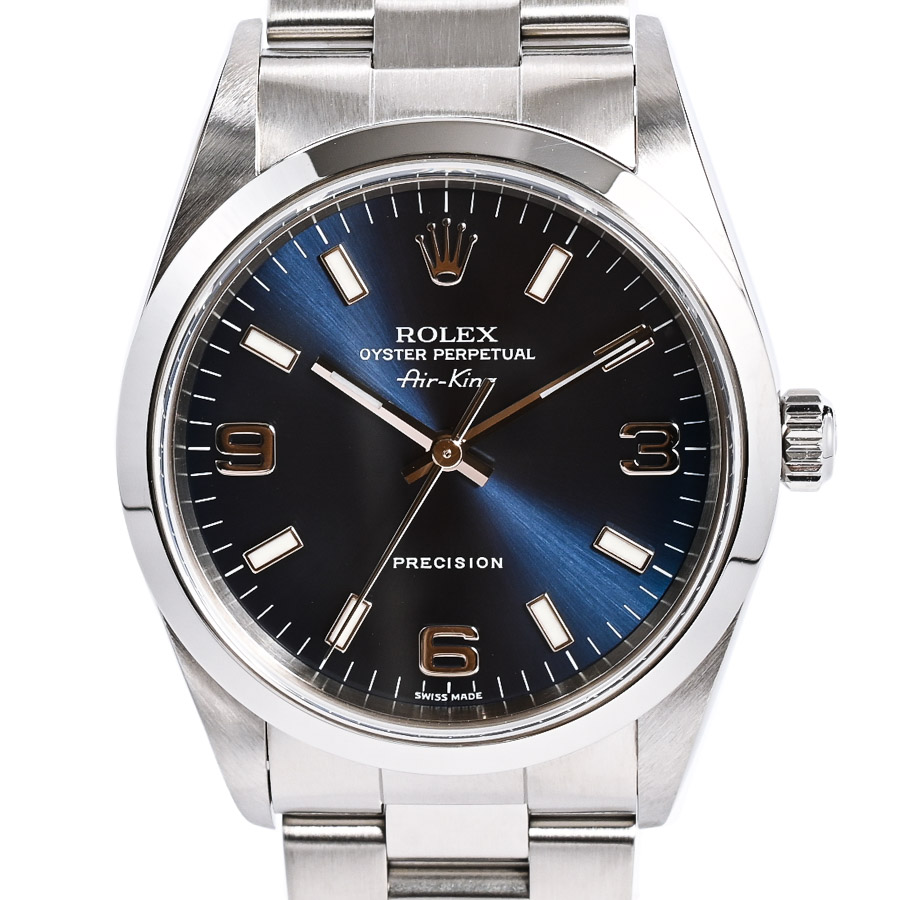 エアキング ブルー369 ケース:約34mm/ブレスサイズ:約17.5cm