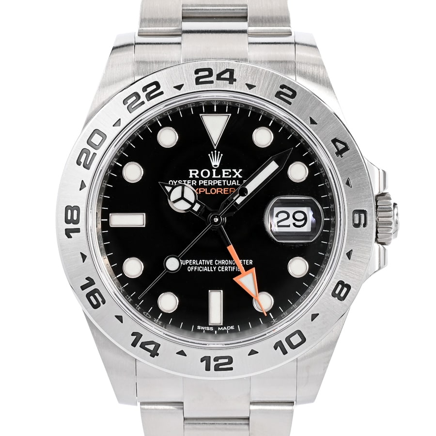 エクスプローラー2 ブラック ケース:約42mm/ブレスサイズ:約18.5cm