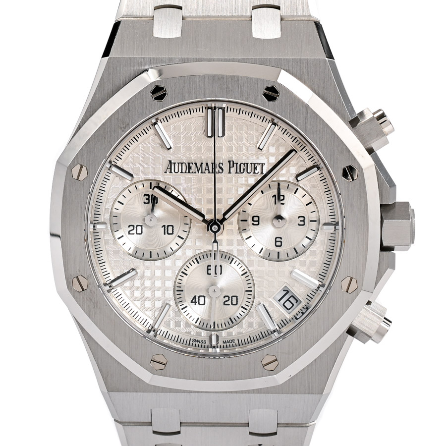 ロイヤルオーク クロノグラフ 50th シルバー ケース:約41mm/ブレスサイズ:約19cm