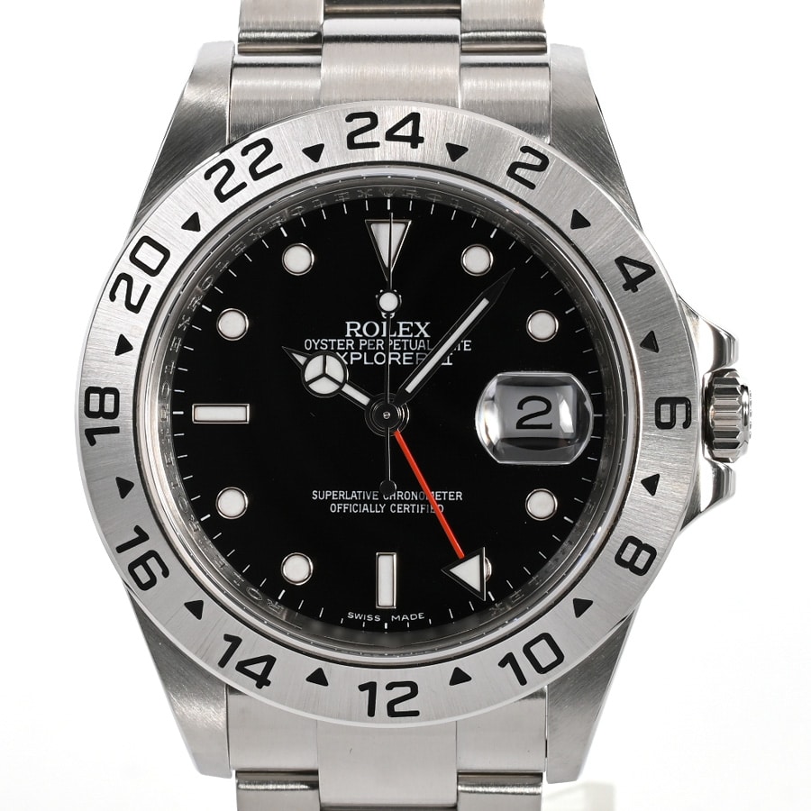 エクスプローラー2 ブラック ケース:約40mm/ブレスサイズ:約18cm