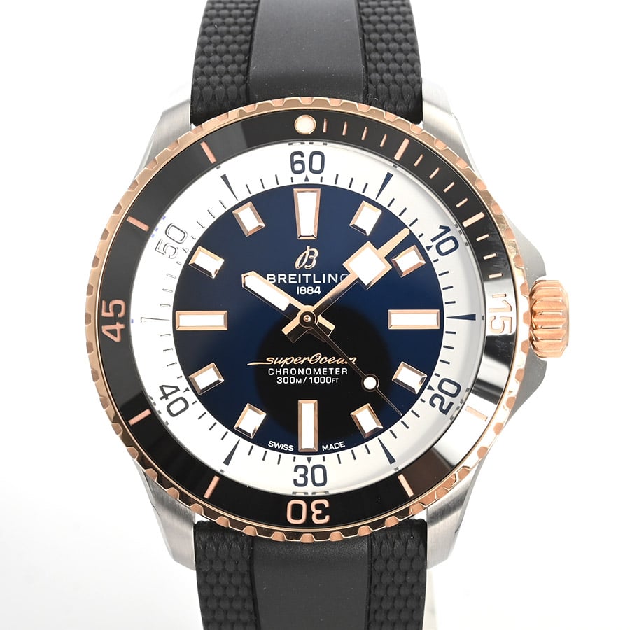 スーパーオーシャン オートマチック 42 ブラック・ホワイト ケース:約42mm(実寸)