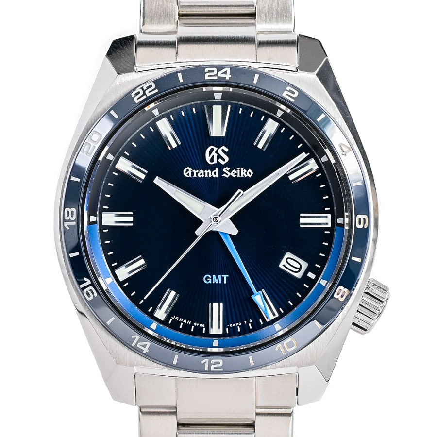 9Fクオーツ GMT ブルー ケース:約40mm(実寸)/ブレスサイズ:約19.5cm