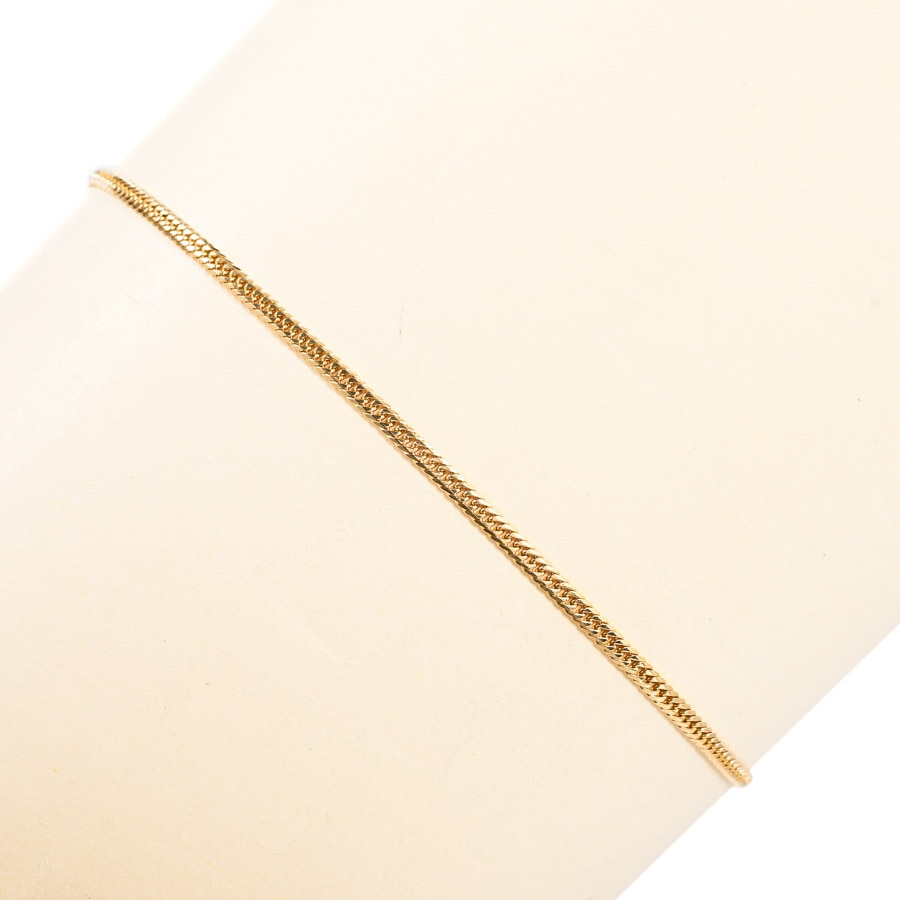 喜平アンクレット 6面ダブル 5.2g 長さ:26cm/幅:2.4mm