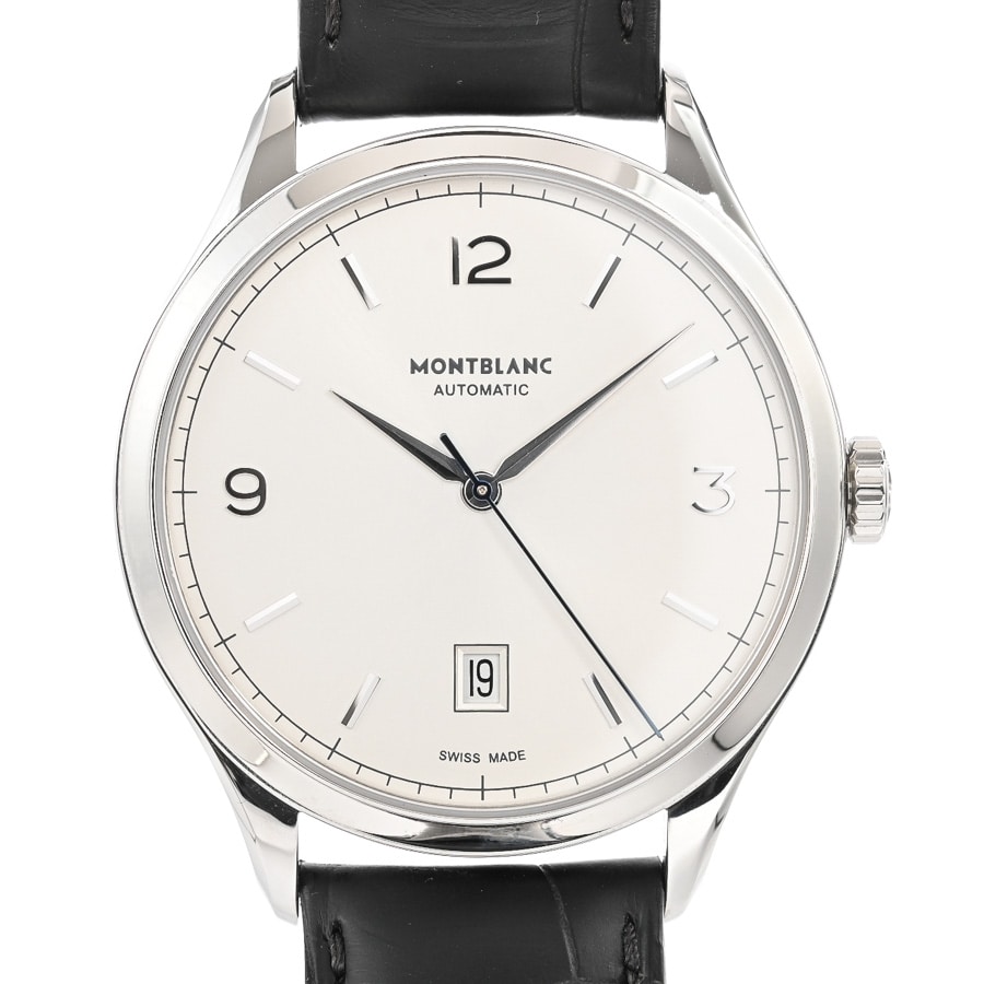 ヘリテイジ クロノメトリー オートマティック シルバー / ベルトカラー：ブラック ケース:約39mm(実寸)