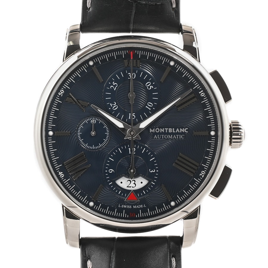 4810 オートマティック クロノグラフ ブルー / ベルトカラー：ブラック ケース:約42mm(実寸)