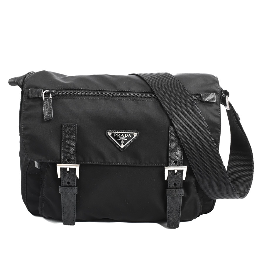 メッセンジャーバッグ ネロ 約W26xH23xD12cm(実寸)