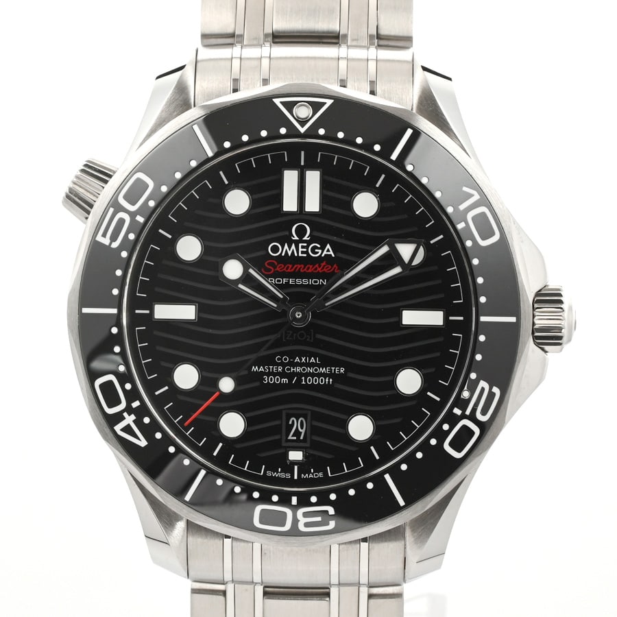 シーマスターダイバー 300M コーアクシャル マスター クロノメーター ブラック ケース:約42mm/ブレスサイズ:約20cm