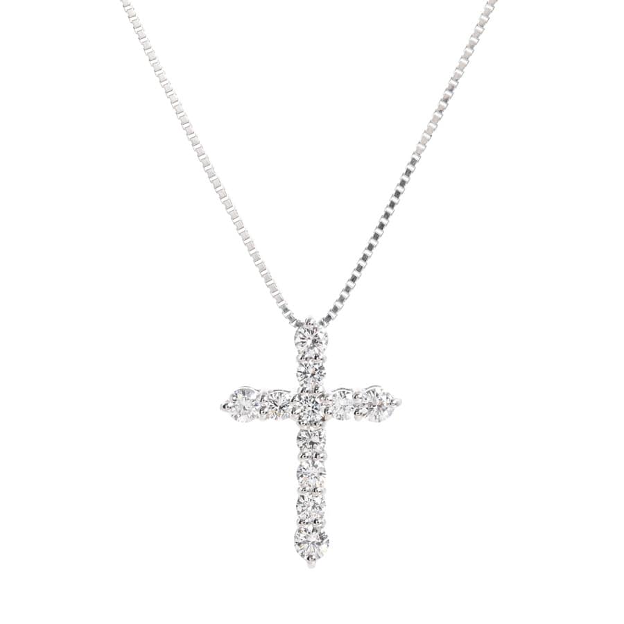 ダイヤ ネックレス チェーン長さ(留め具含):約36/40cm チャーム:約W13xH18mm