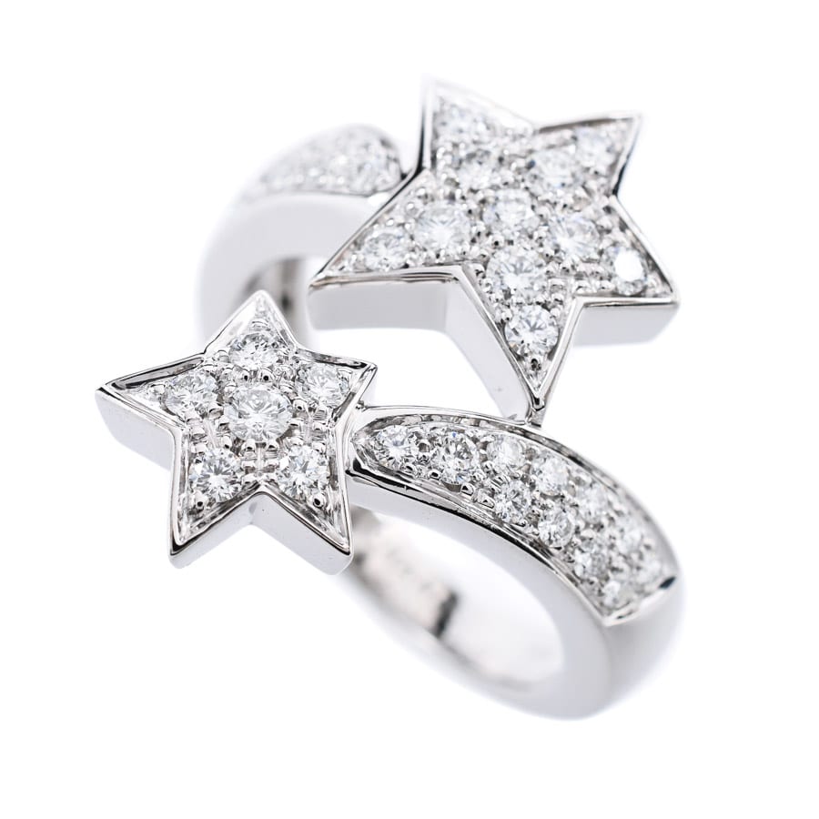 【中古A品】  シャネル コメット  J0387 K18ホワイトゴールド 横浜関内店