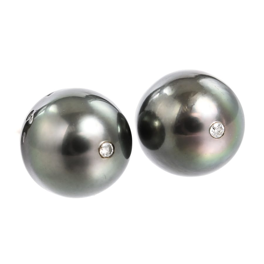 パール ピアス チャーム:約W9.4xH9.4mm