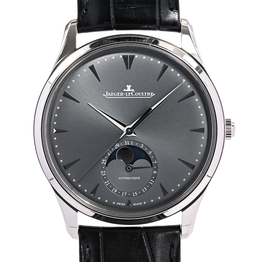 マスター ウルトラスリム ムーン グレー / ベルトカラー：ブラック ケース:約39mm(実寸)
