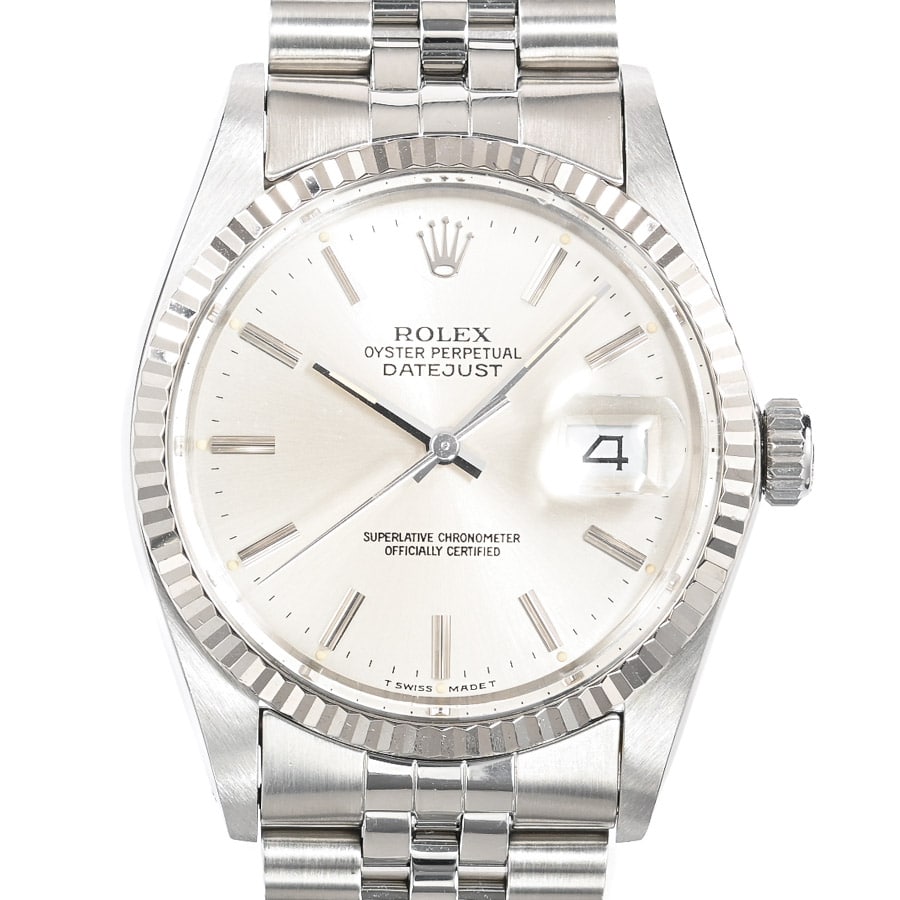 デイトジャスト シルバー ケース:約36mm/ブレスサイズ:約18.5cm