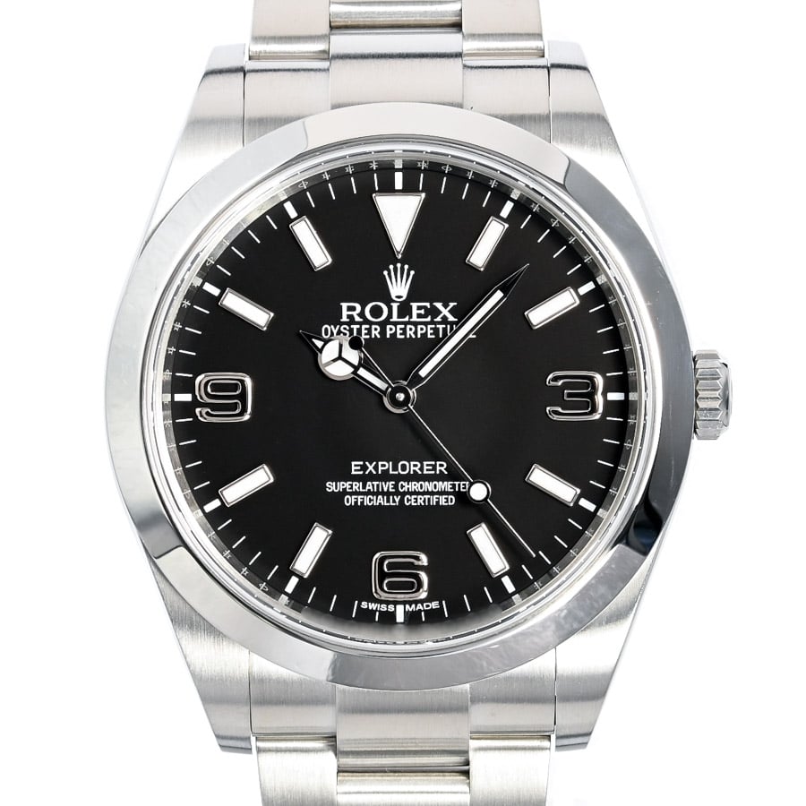 エクスプローラー ブラック ケース:約39mm/ブレスサイズ:約18cm