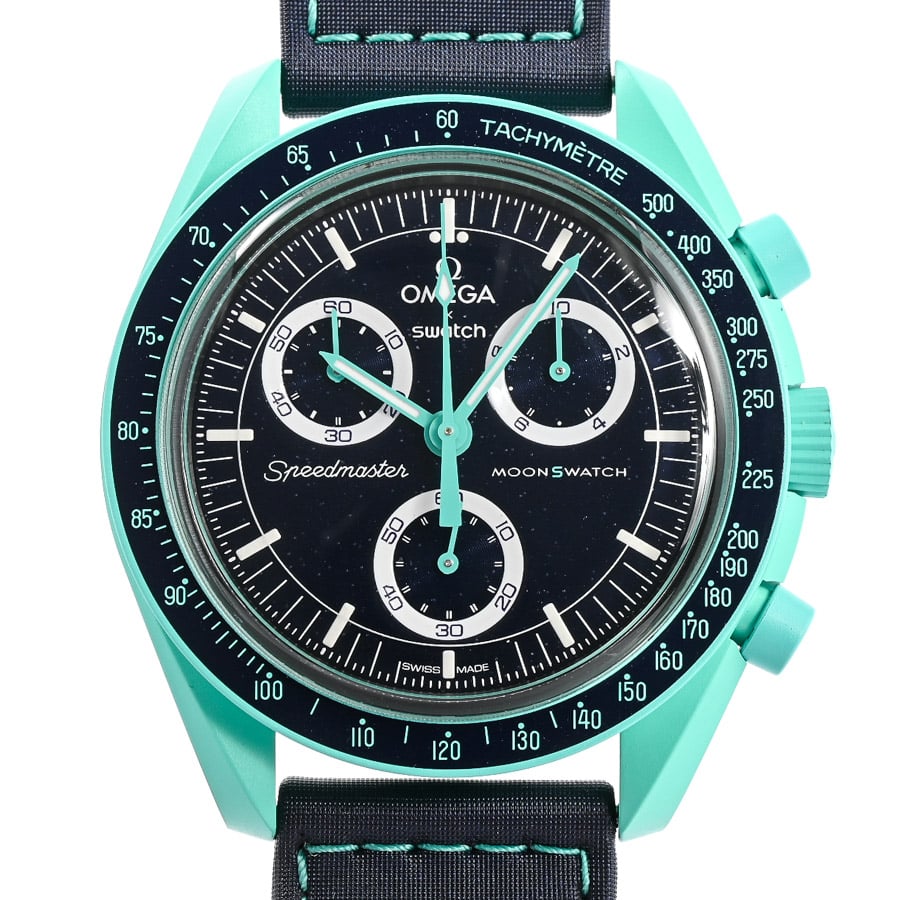 MISSION ON EARTH-POLAR LIGHTS ネイビー ケース:約42mm