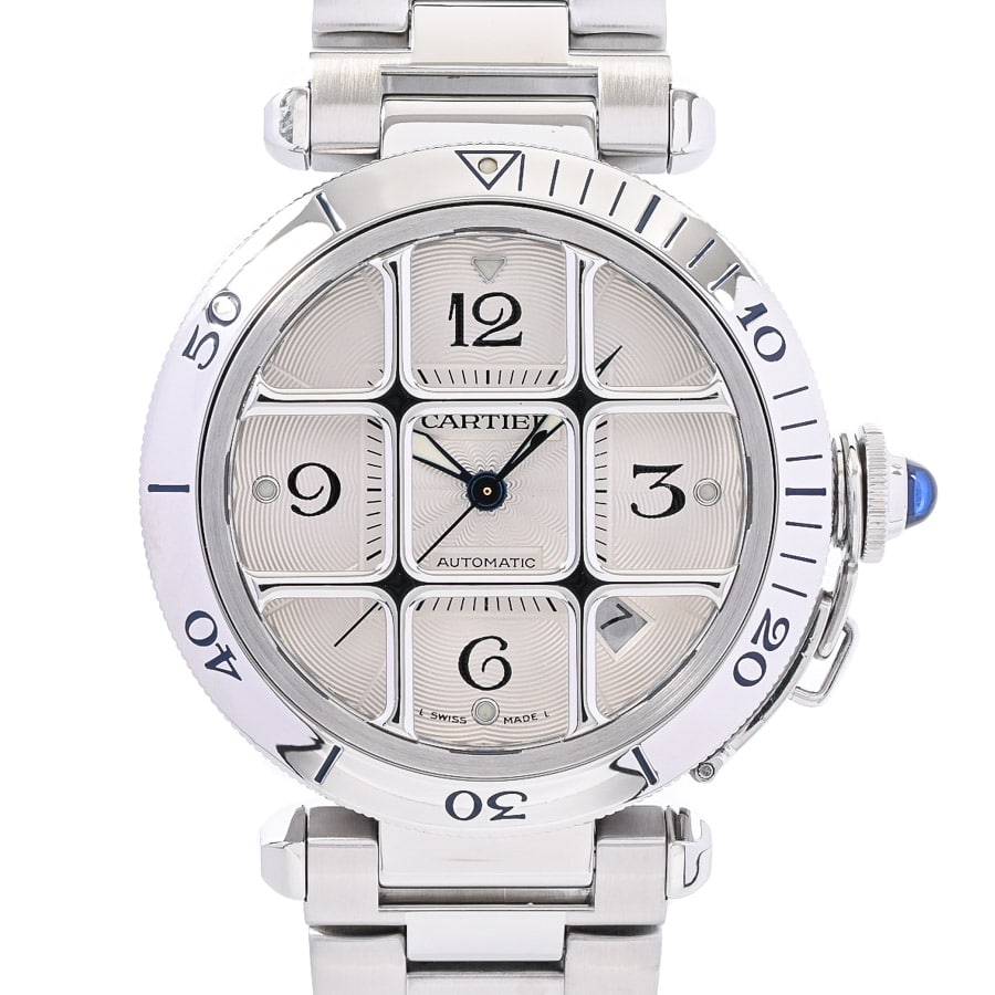 パシャ グリッド 38mm シルバー ケース:約38mm/ブレスサイズ:約19.5cm