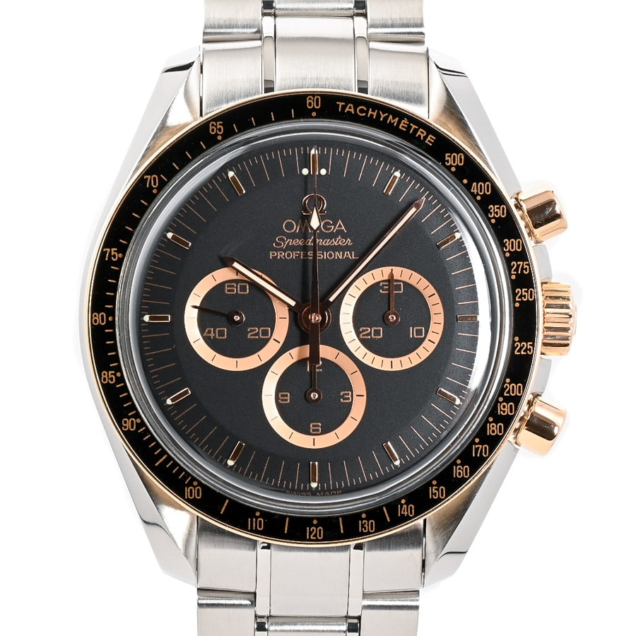 スピードマスター アポロ15号35周年記念 プロフェッショナル ブラック ケース:約42mm(実寸)/ブレスサイズ:約19cm