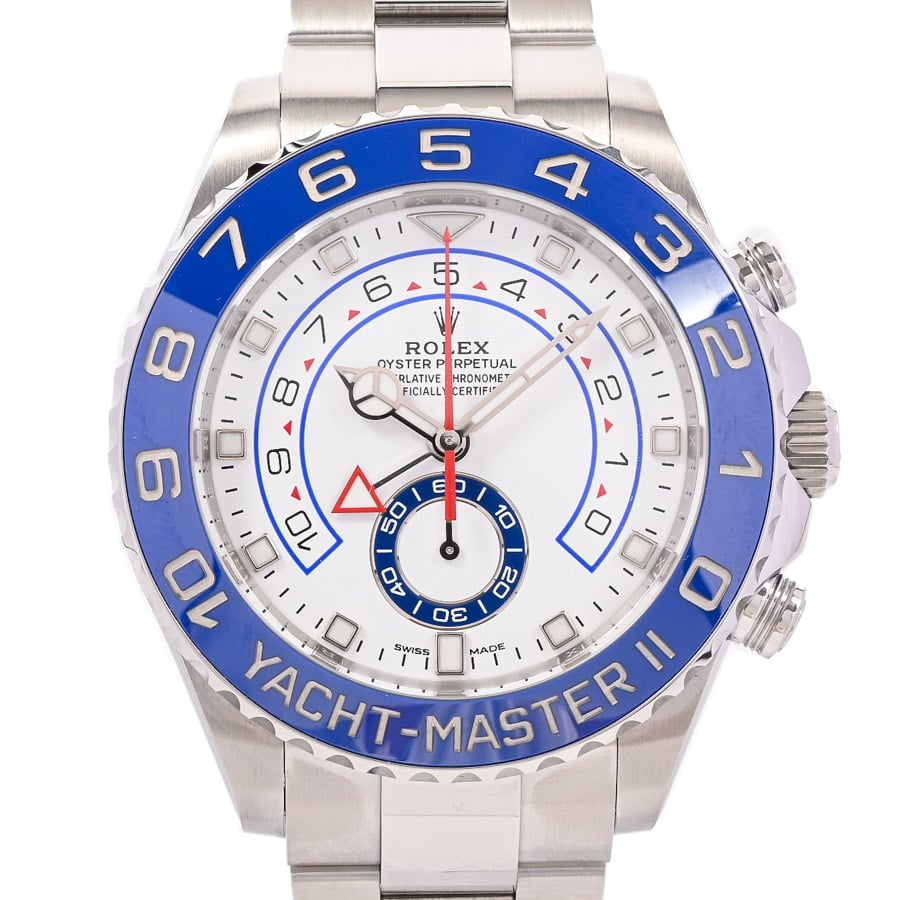 ヨットマスター2 ホワイト ケース:約44mm/ブレスサイズ:約18cm