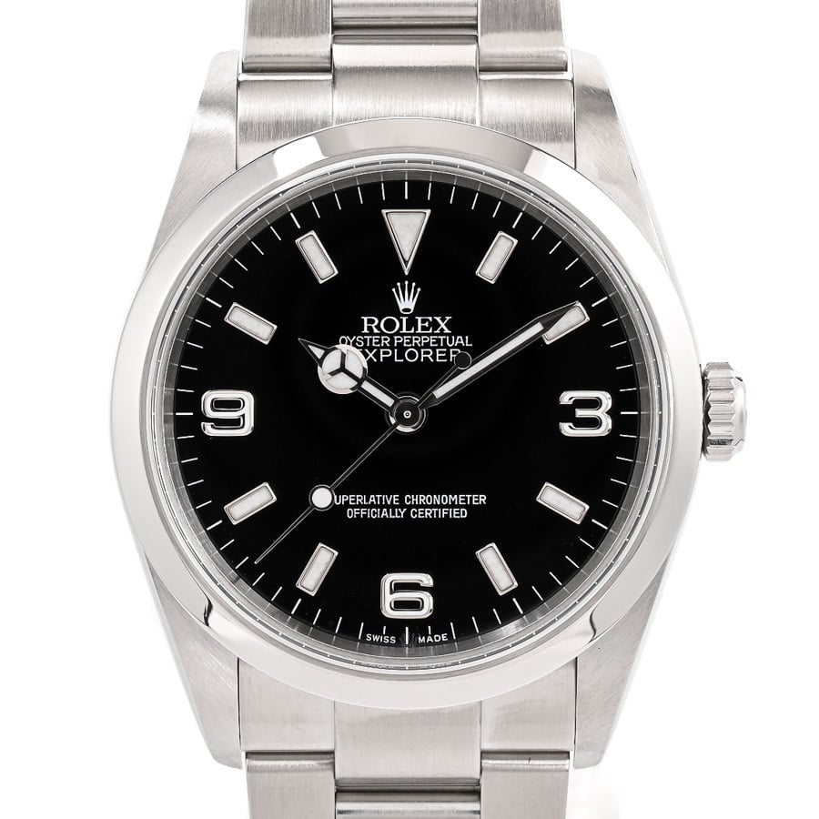 エクスプローラー1 ブラック ケース:約36mm/ブレスサイズ:約17.5cm
