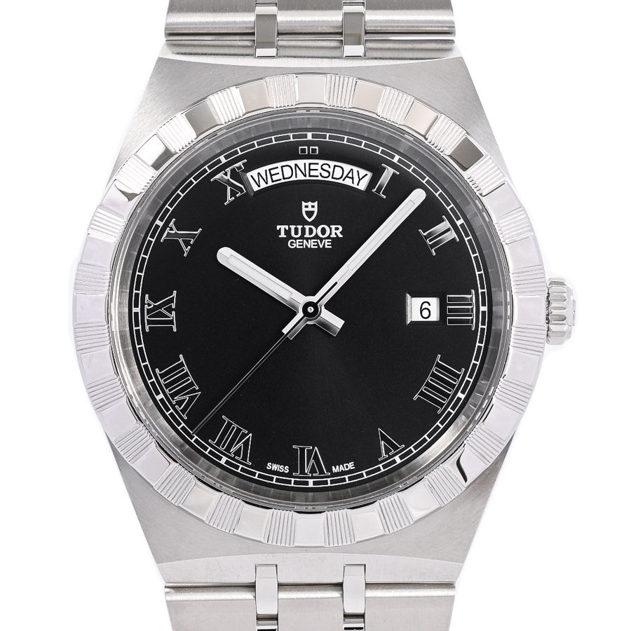 ロイヤル 41mm ブラックローマン ケース:約41mm/ブレスサイズ:約19cm