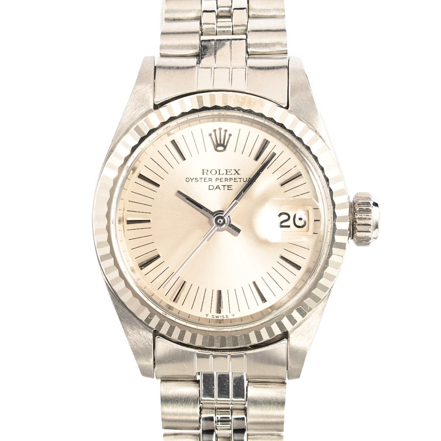 【ヴィンテージ】  ロレックス オイスターパーペチュアルデイト  6917 ステンレス/ホワイトゴールド 新宿歌舞伎町店