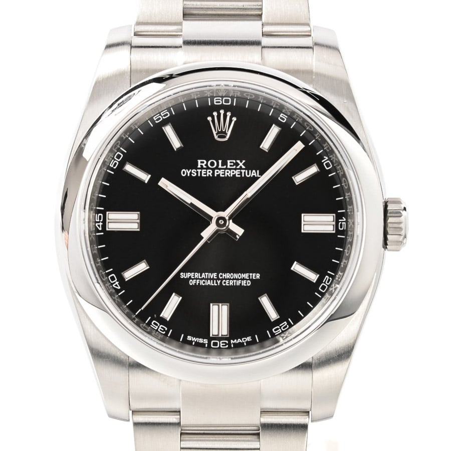オイスターパーペチュアル ブラック ケース:約36mm/ブレスサイズ:約17.5cm