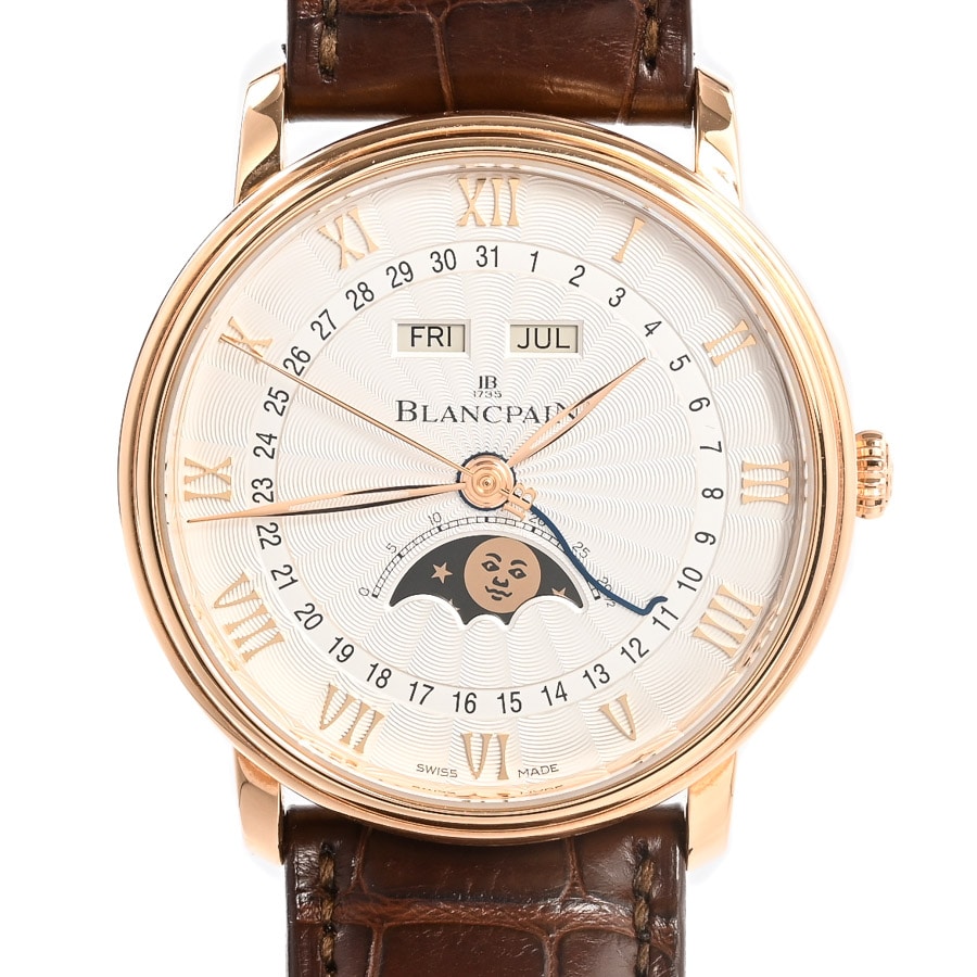 ヴィルレ コンプリートカレンダー ハーフハンター シルバー ケース:約40mm