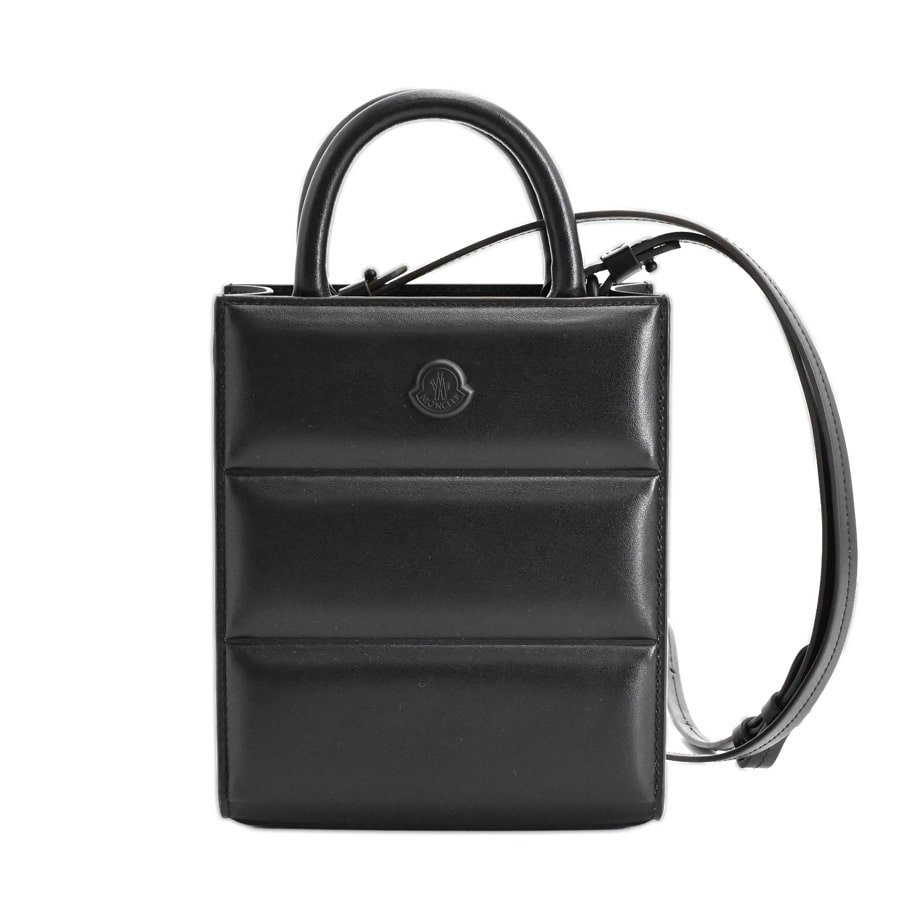 DOUDOUNEミニトートバッグ ブラック 約W15xH18xD8cm(実寸)