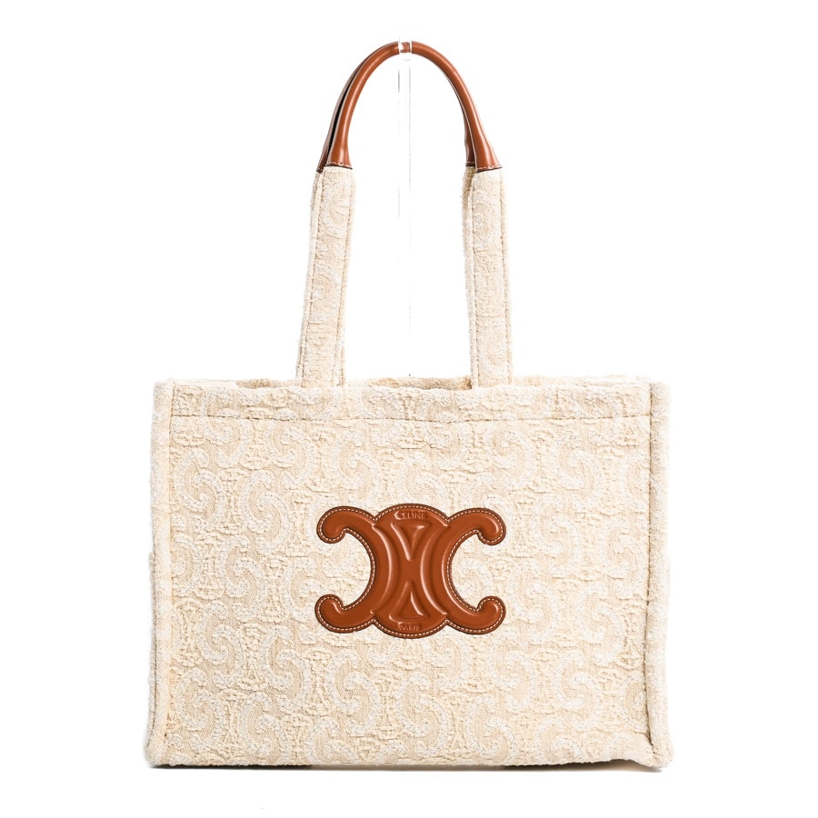 ラージカバタイス ナチュラル / タン 約W39xH30xD16cm(実寸)