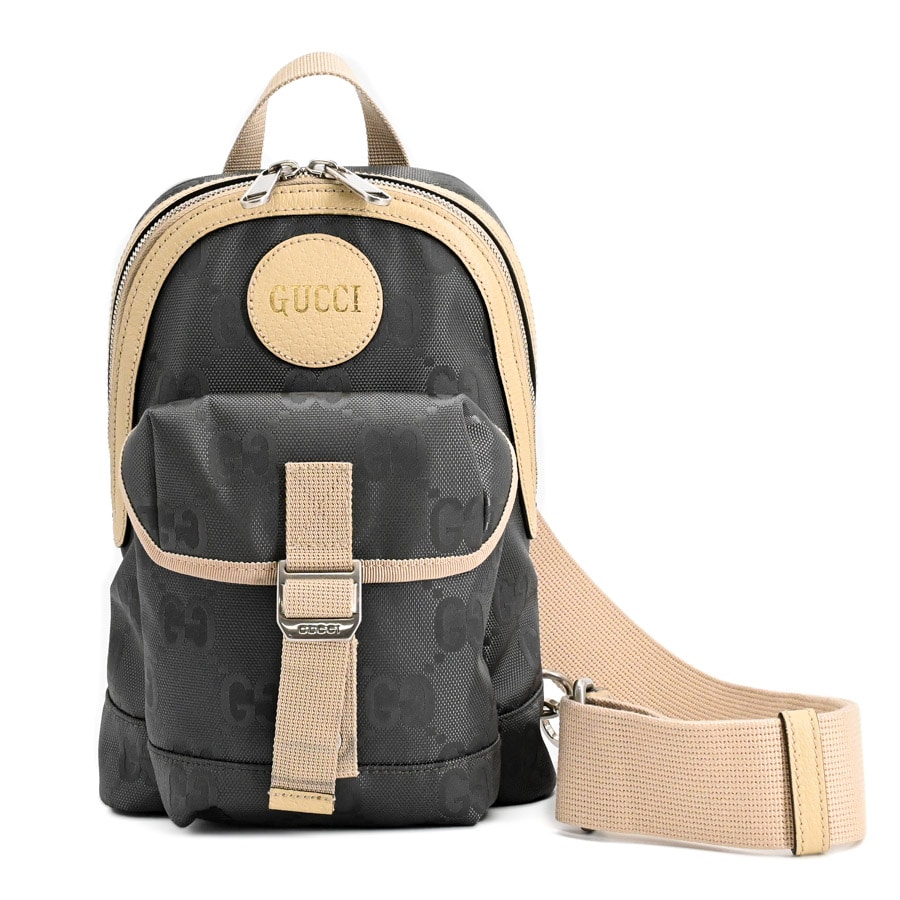 オフザグリッドスリングバックパック グレー 約W19xH27xD8cm(実寸)