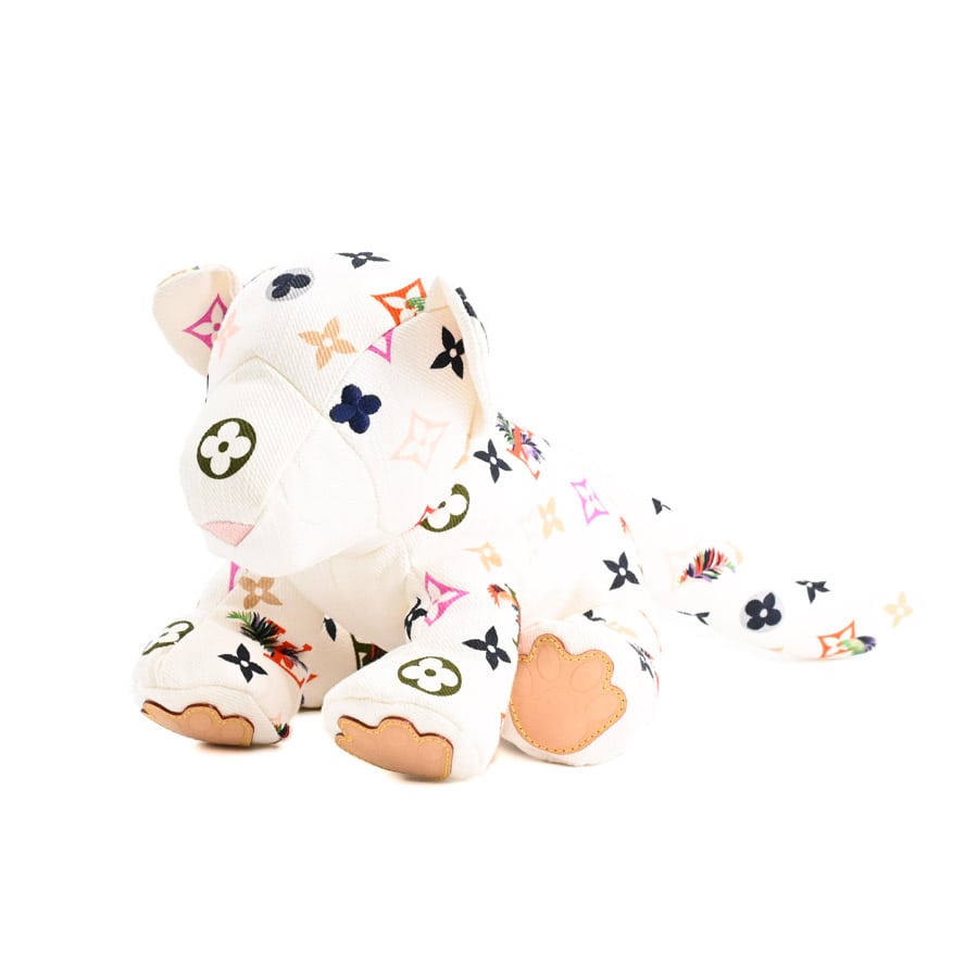 ドゥドゥタイガ ホワイト 最大約W13x長さ(尻尾含む)37cm(実寸)
