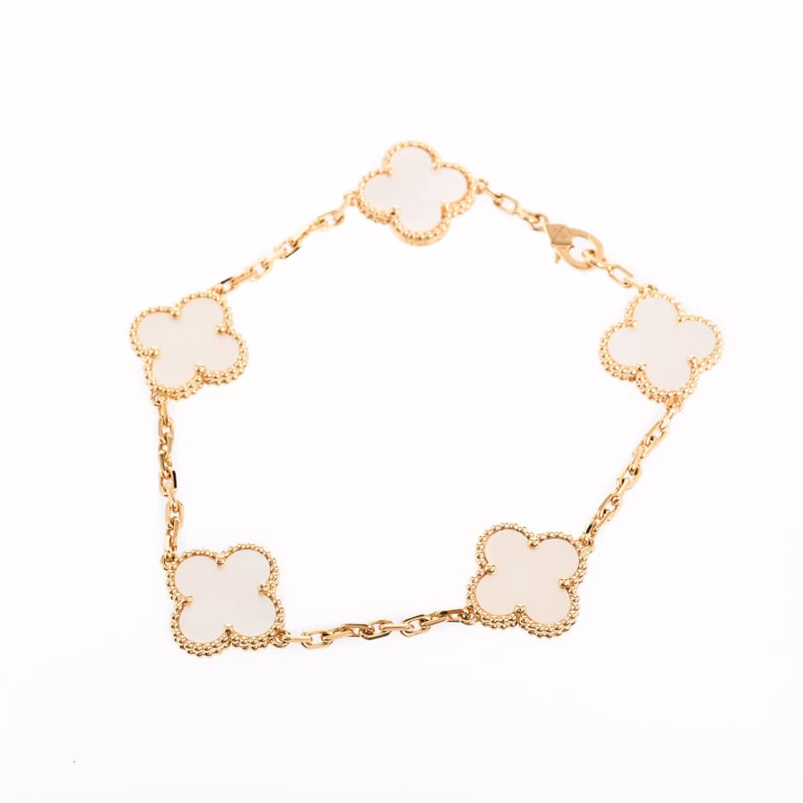 【中古A品】  ヴァンクリーフアーペル ヴィンテージアルハンブラ  VCARA41800 K18イエローゴールド THE YOKOHAMA FRONT