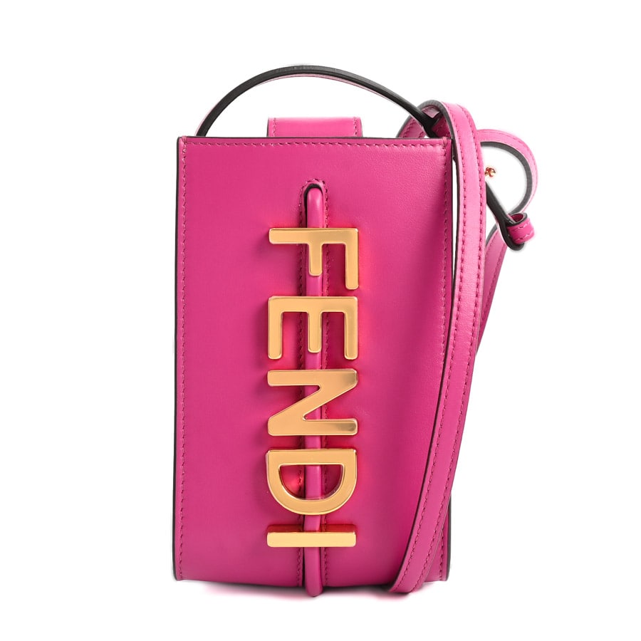 フォンポーチ パープル 約W10xH16cm(実寸)