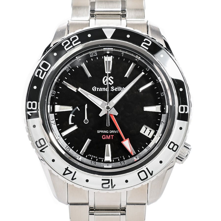 スプリングドライブ GMT ブラック ケース:約44mm/ブレスサイズ:約20.5cm
