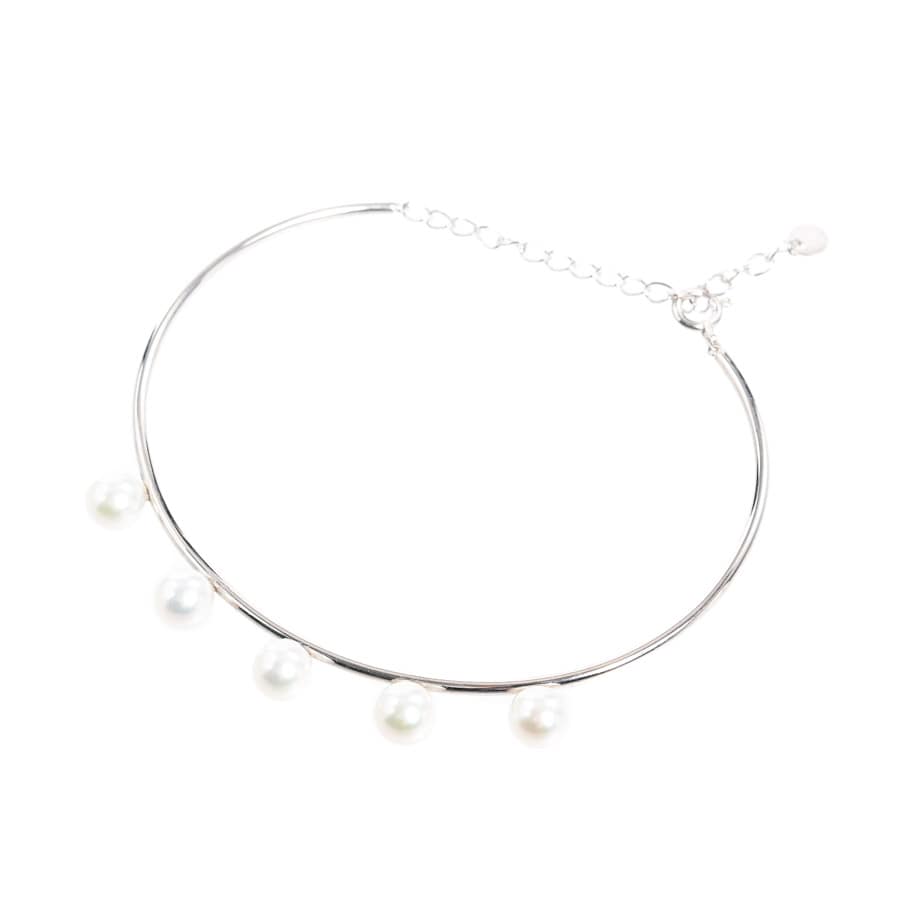 パール ブレスレット 内周約:18cm/幅約:5.5mm