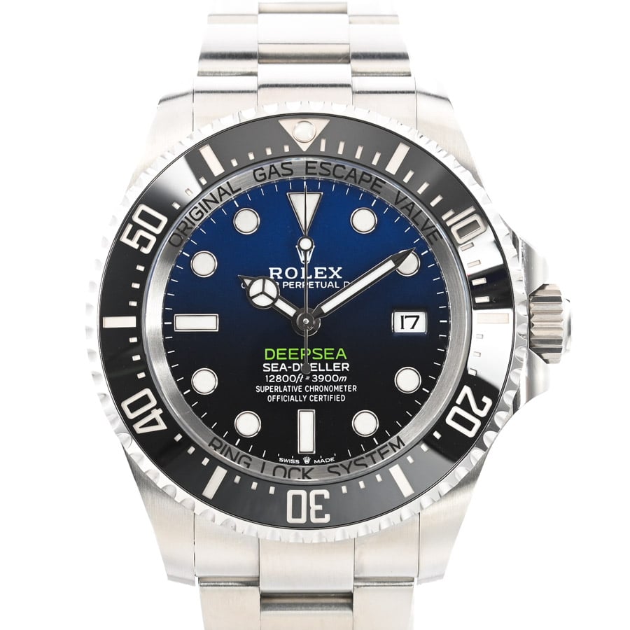 ディープシー ブルー ケース:約46mm(実寸)/ブレスサイズ:約18cm