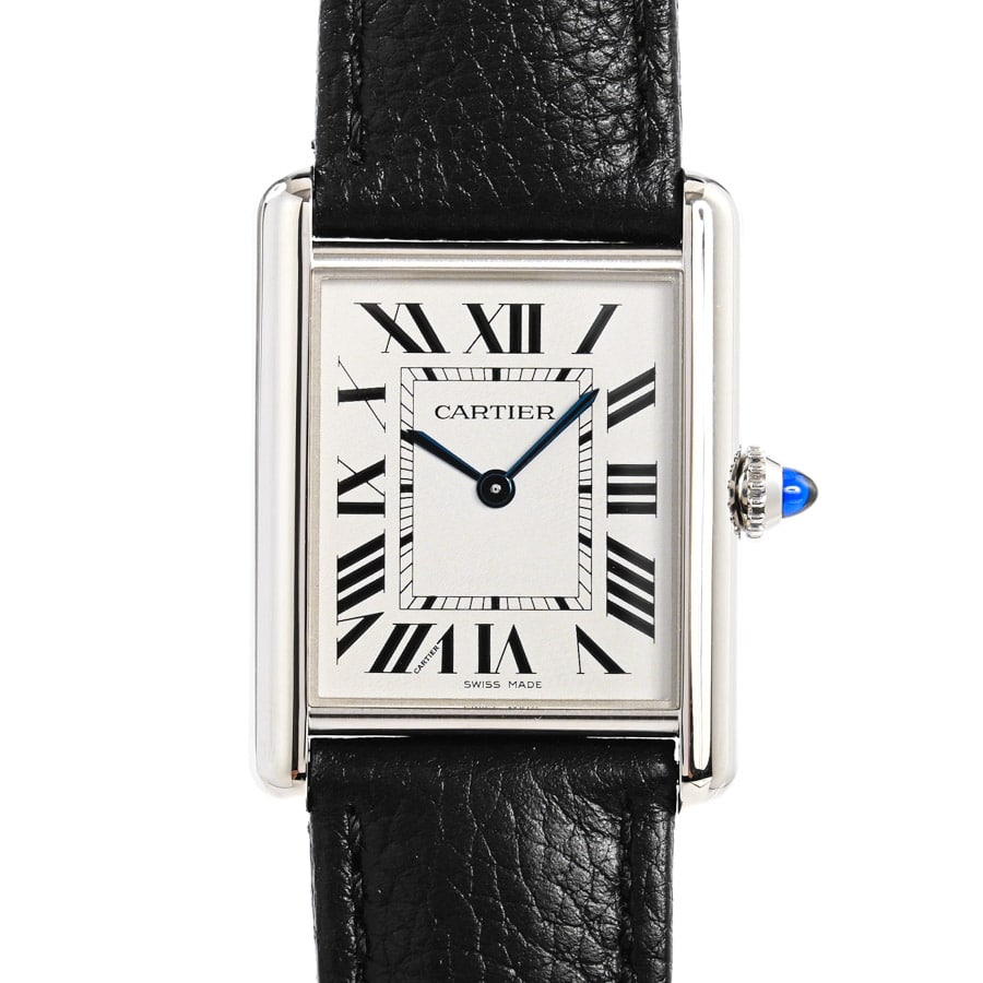 【中古A品】  カルティエ マストタンクLM ソーラービート  WSTA0059 ステンレス 銀座