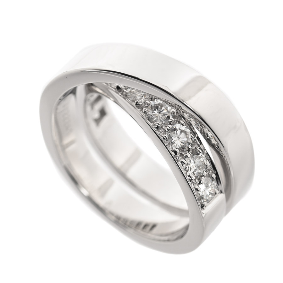 【中古A品】  カルティエ パリリング  B4038353 K18ホワイトゴールド 新宿歌舞伎町店