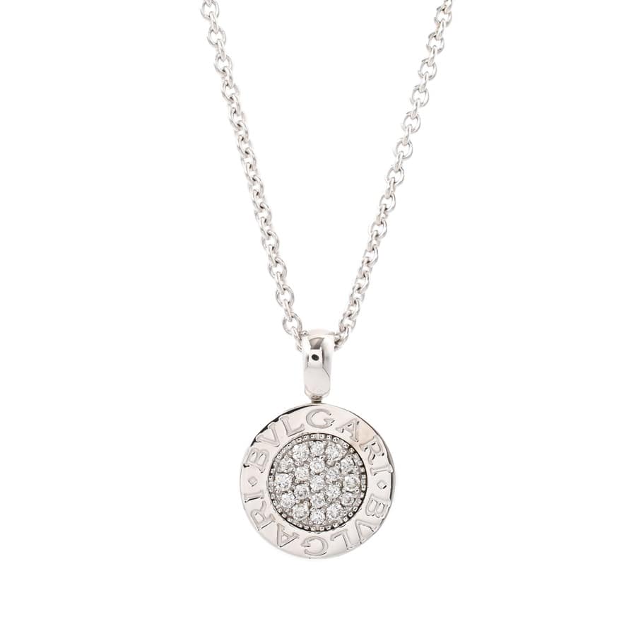 【中古A品】  ブルガリ ブルガリブルガリ   K18ホワイトゴールド 銀座