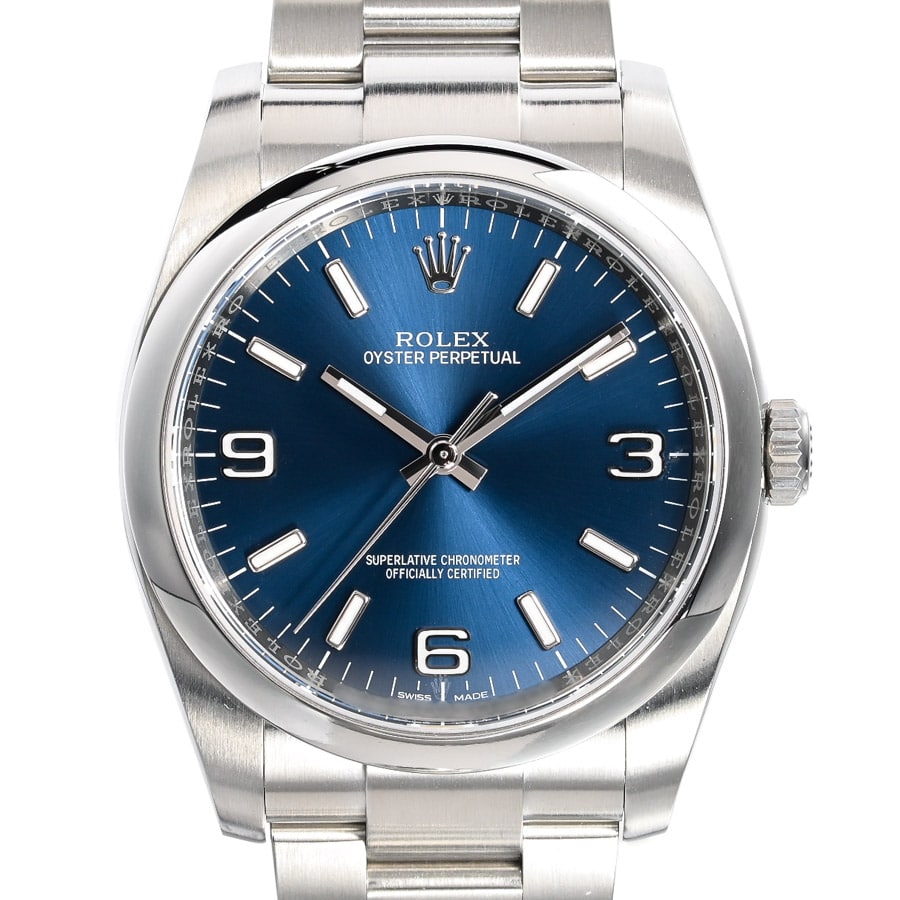 オイスターパーペチュアル ブルー369 ケース:約36mm/ブレスサイズ:約17.5cm