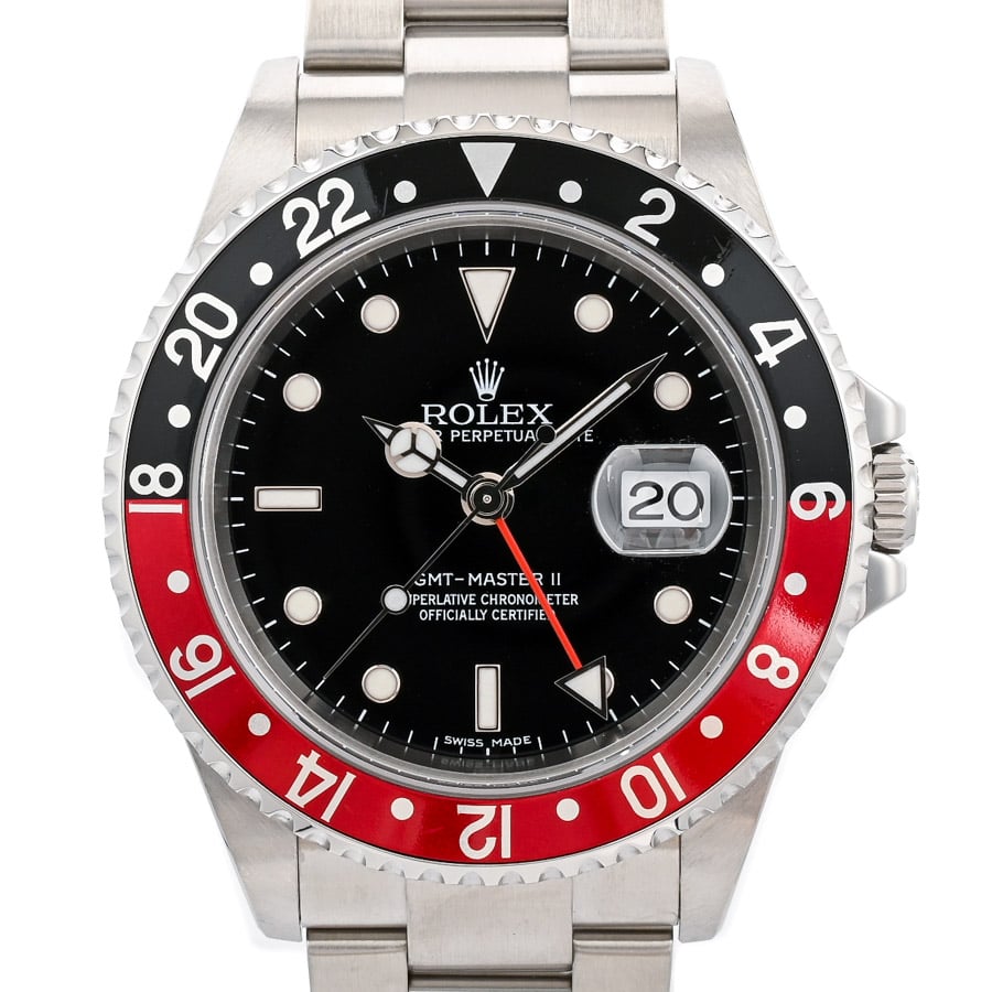 GMTマスター2 スティックダイヤル ブラック ケース:約40mm/ブレスサイズ:約18cm