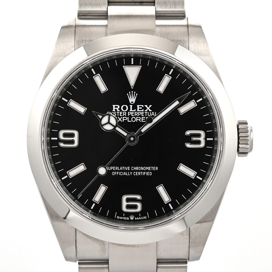 エクスプローラー40 ブラック ケース:約40mm/ブレスサイズ:約18.5cm