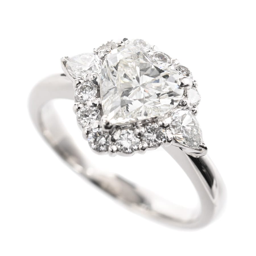 【中古A品】  ノンブランドジュエリー ダイヤ リング   プラチナ900 元町本店