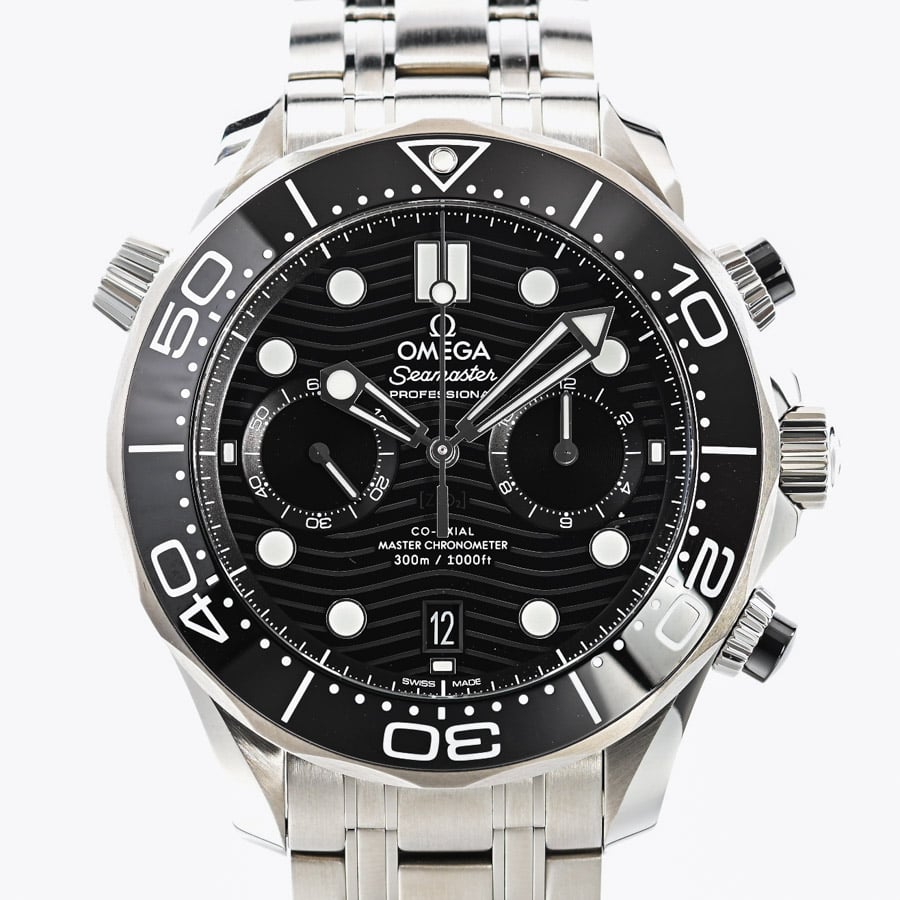 シーマスター ダイバー300M クロノグラフ マスタークロノメーター ブラック ケース:約44mm/ブレスサイズ:約19.5cm