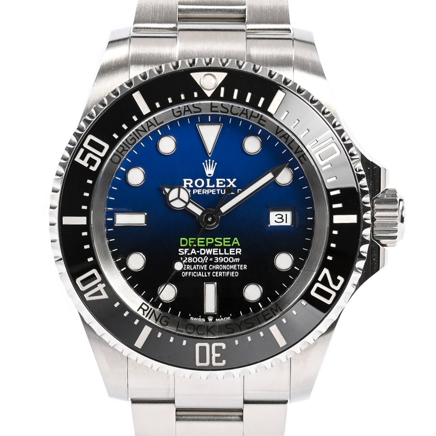 ディープシー ブルー ケース:約44mm/ブレスサイズ:約19cm